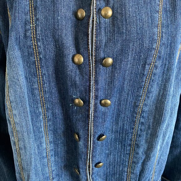 Faded Glory Denim Coat Vintage - Picture 16 of 16